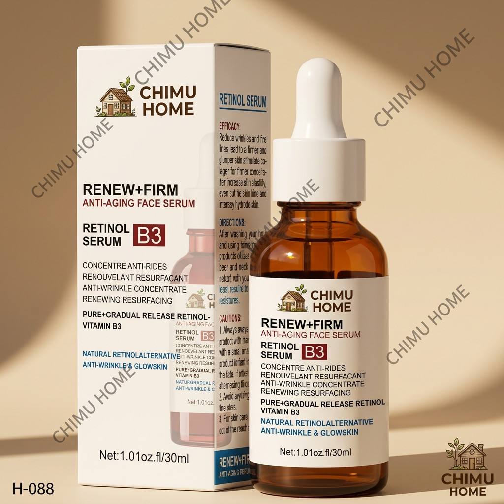 Hyaluronic Acid Facial Serum - 【CHIMU HOME】Retinol B3 Facial Serum for