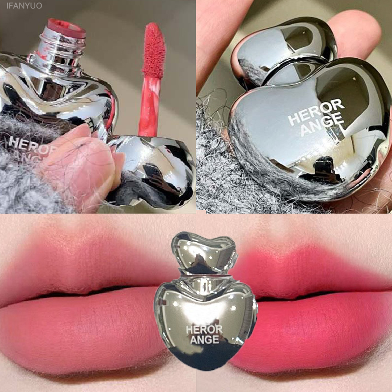 Peach Heart Silky Matte Lipsti - Matte Velvet Lip Tint Long Lasting review and price