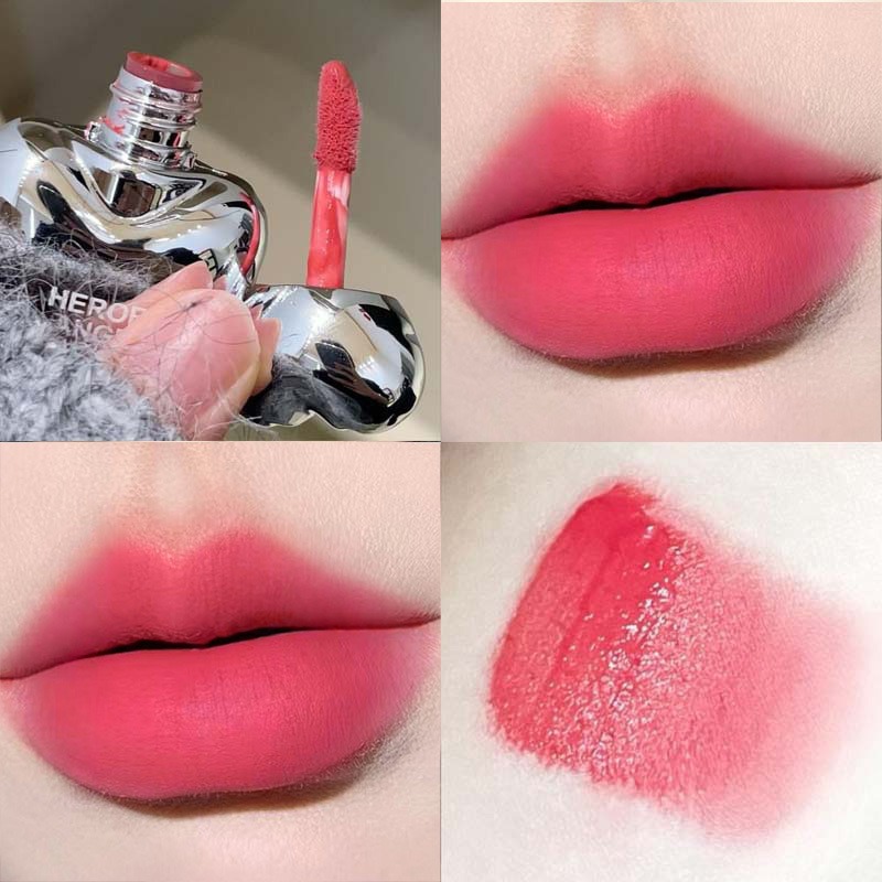 Peach Heart Silky Matte Lipsti - Matte Velvet Lip Tint Long Lasting review and price