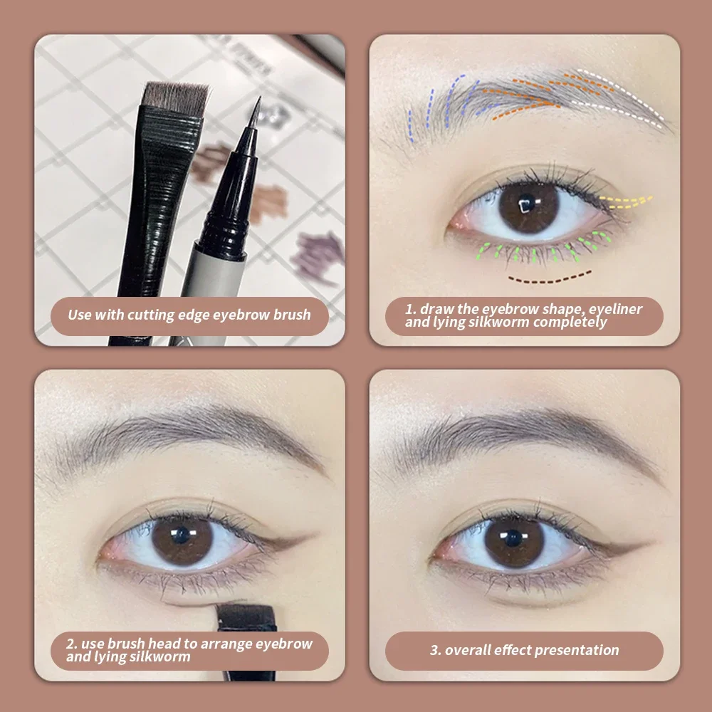 Multifunctional Liquid Eyebrow - Waterproof Liquid Eyeliner Pen review and price