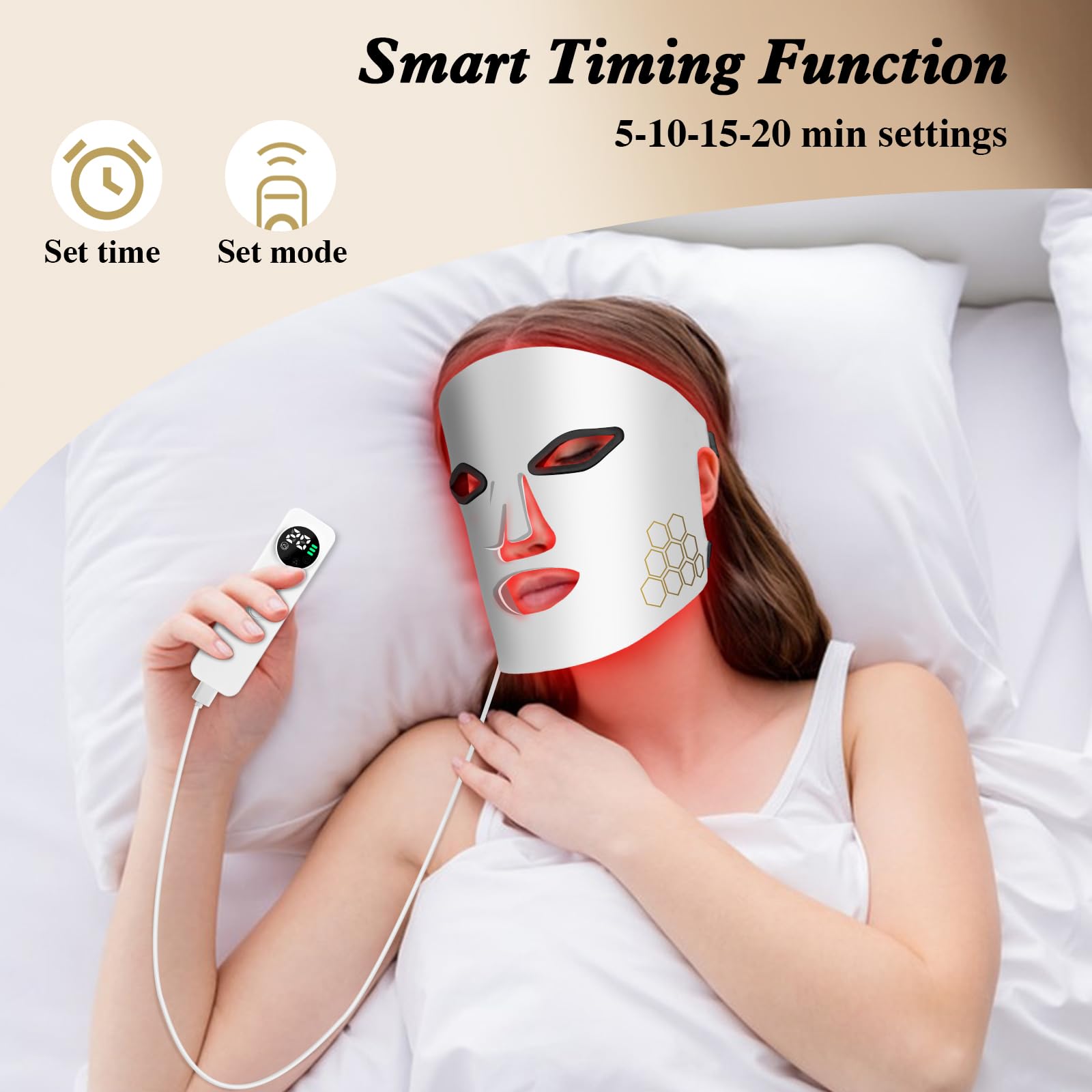 Hello Face LED Face Mask Light - Led Light Therapy Face Mask review and price