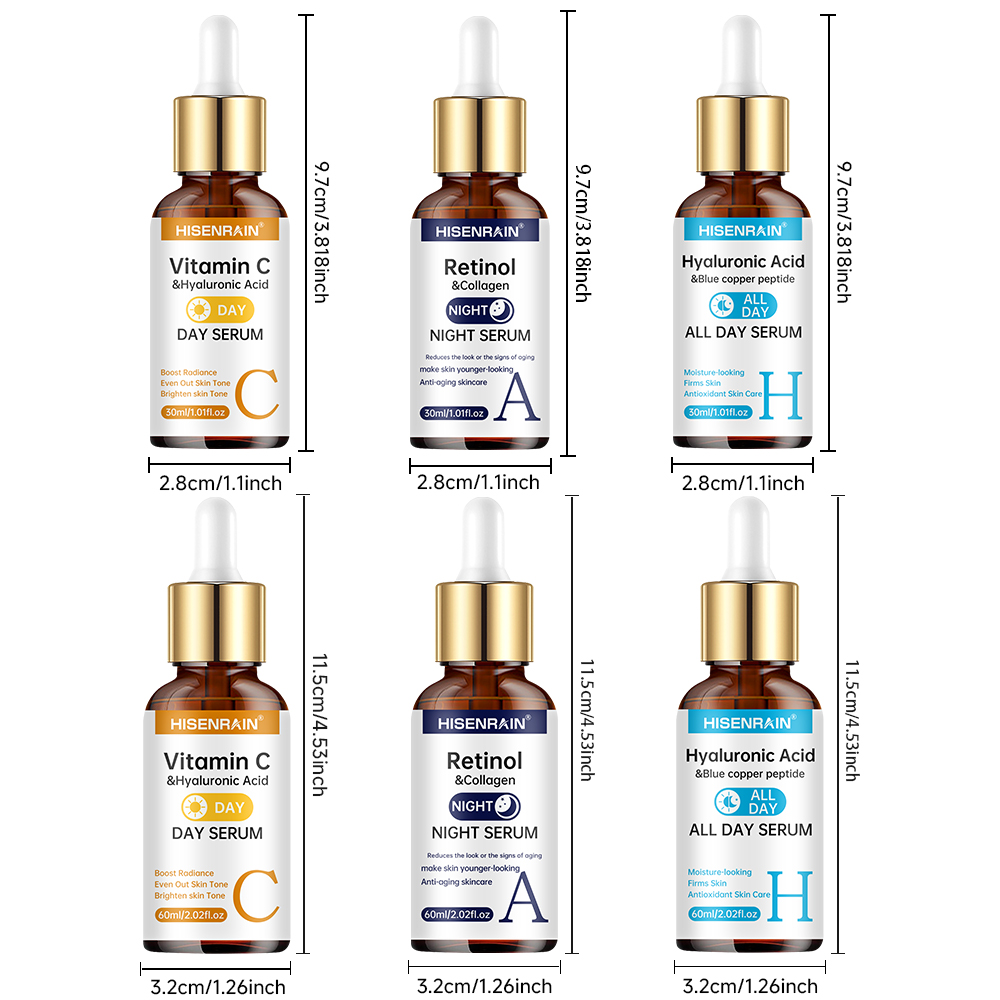 HISENRAIN Vitamin C + Retinol  - Hyaluronic Acid Facial Serum review and price