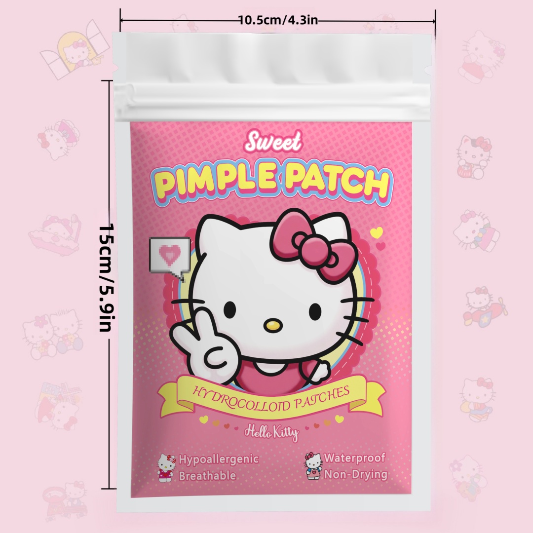 48/120PCS hello kitty Acne pat - Hydrocolloid Pimple Patch review and price