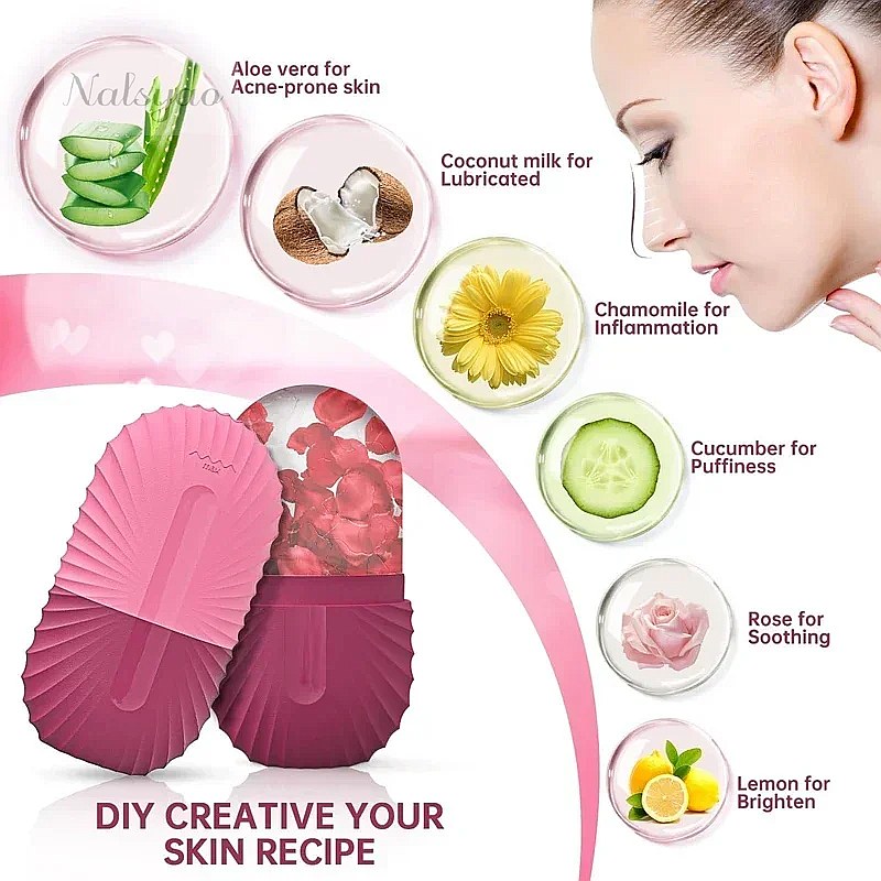 Ice Face Roller 1PCS Silicone  - Face Ice Roller Puffiness review and price