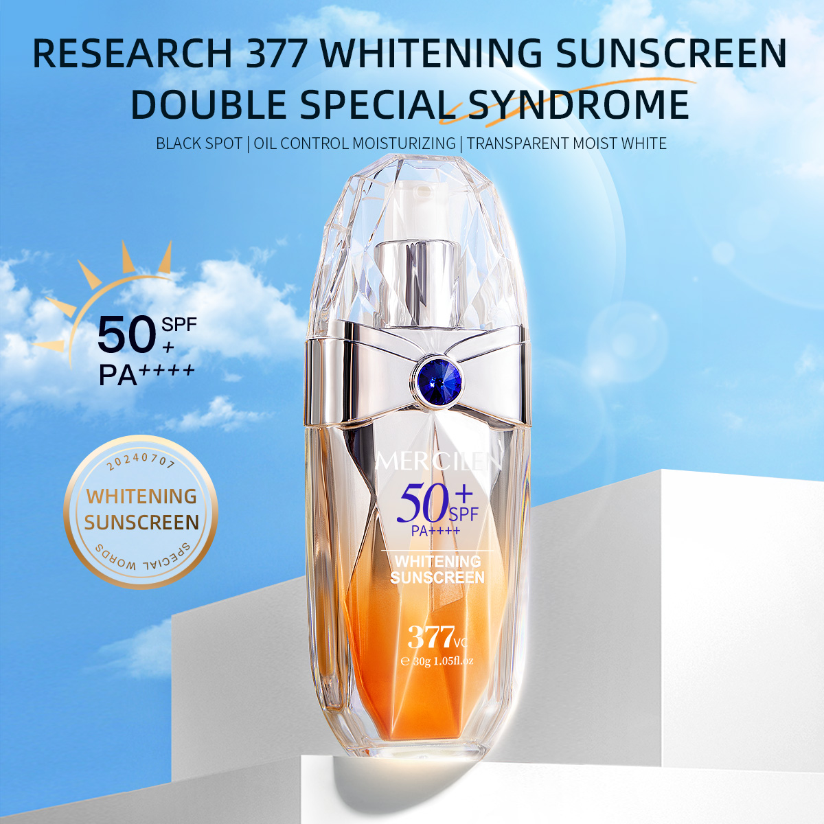 Mercilen Sunscreen 30g, Spf50+ - Spf 50 Waterproof Sunscreen review and price
