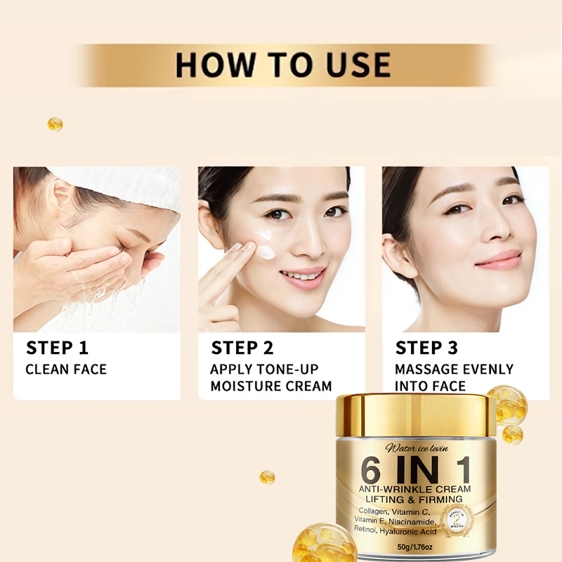 6-In-1 Anti-Wrinkle Cream. Lif - Retinol Anti Wrinkle Cream review and price