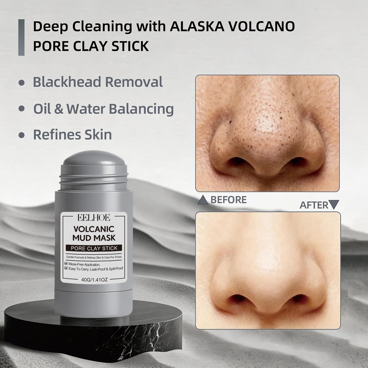 Alaska Volcano & Green Tea Dee - Green Tea Cleansing Clay Mask review and price