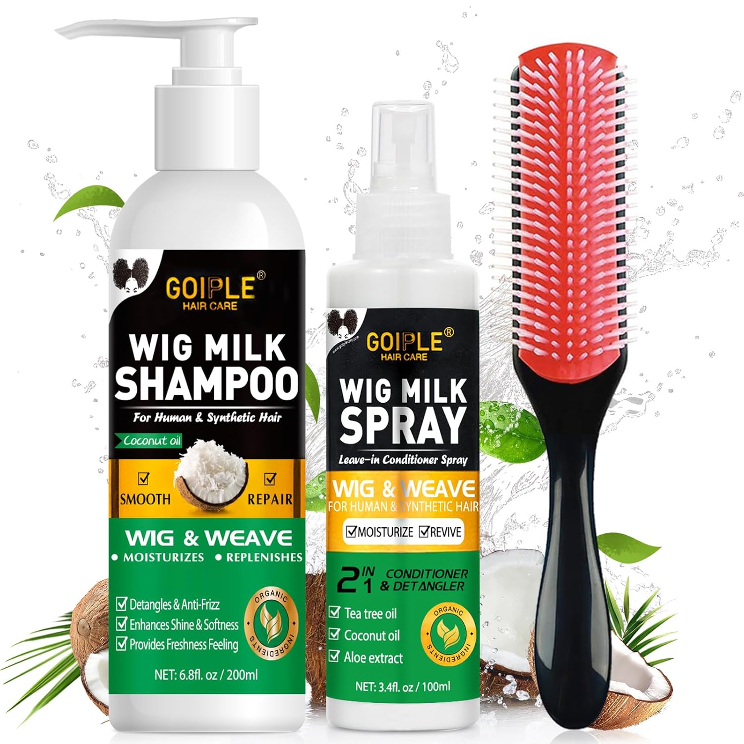 GOIPLE 3 in 1 Wig Care Kit wit - Hair Care review and price