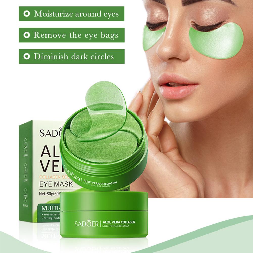 60pcs Aloe Vera Collagen Under - Collagen Under Eye Patches review and price