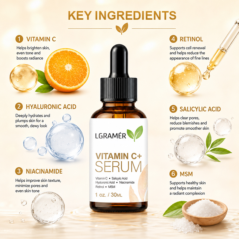Vitamin C+ Facial Serum With H - Hyaluronic Acid Facial Serum review and price