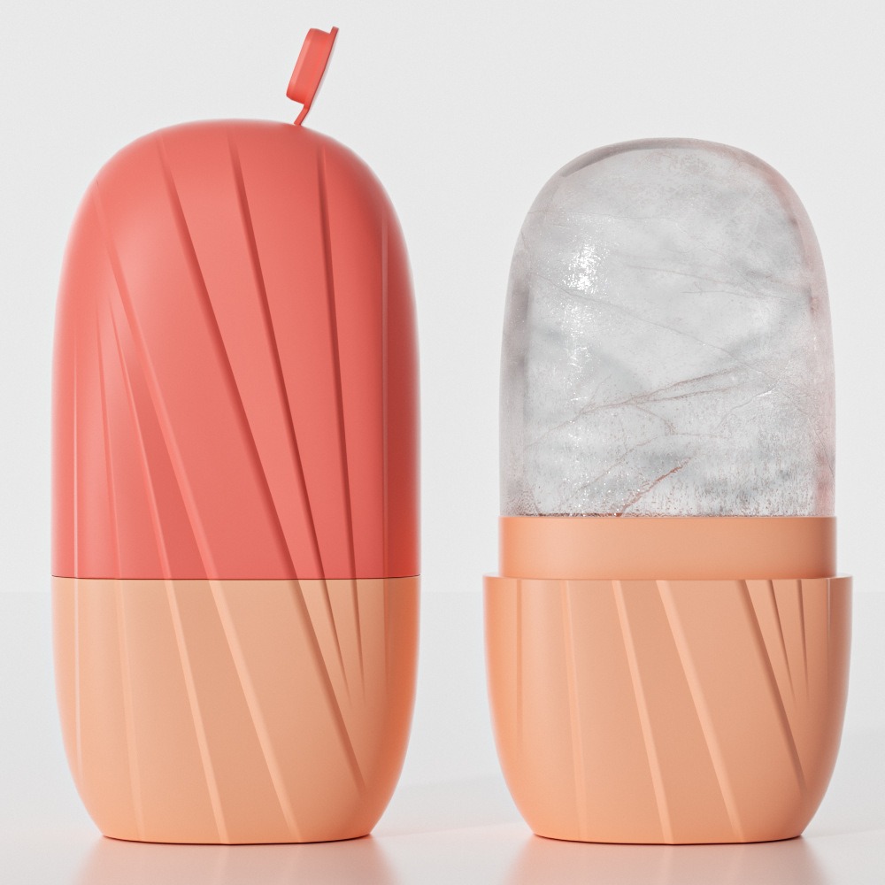 Aesthetic Striped Facial Ice M - Face Ice Roller Puffiness review and price