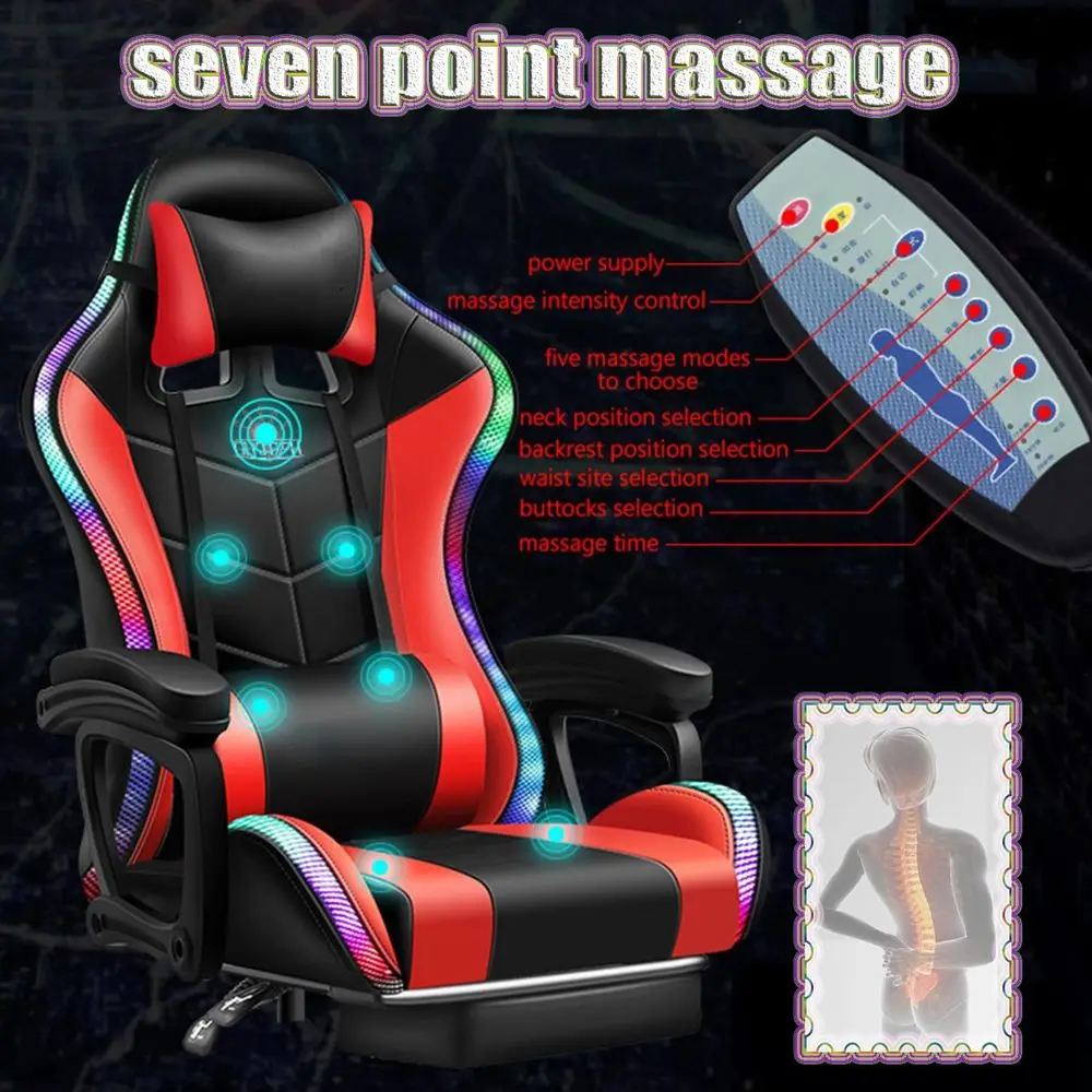Ergonomic High-Back Gaming Cha - Massage review and price