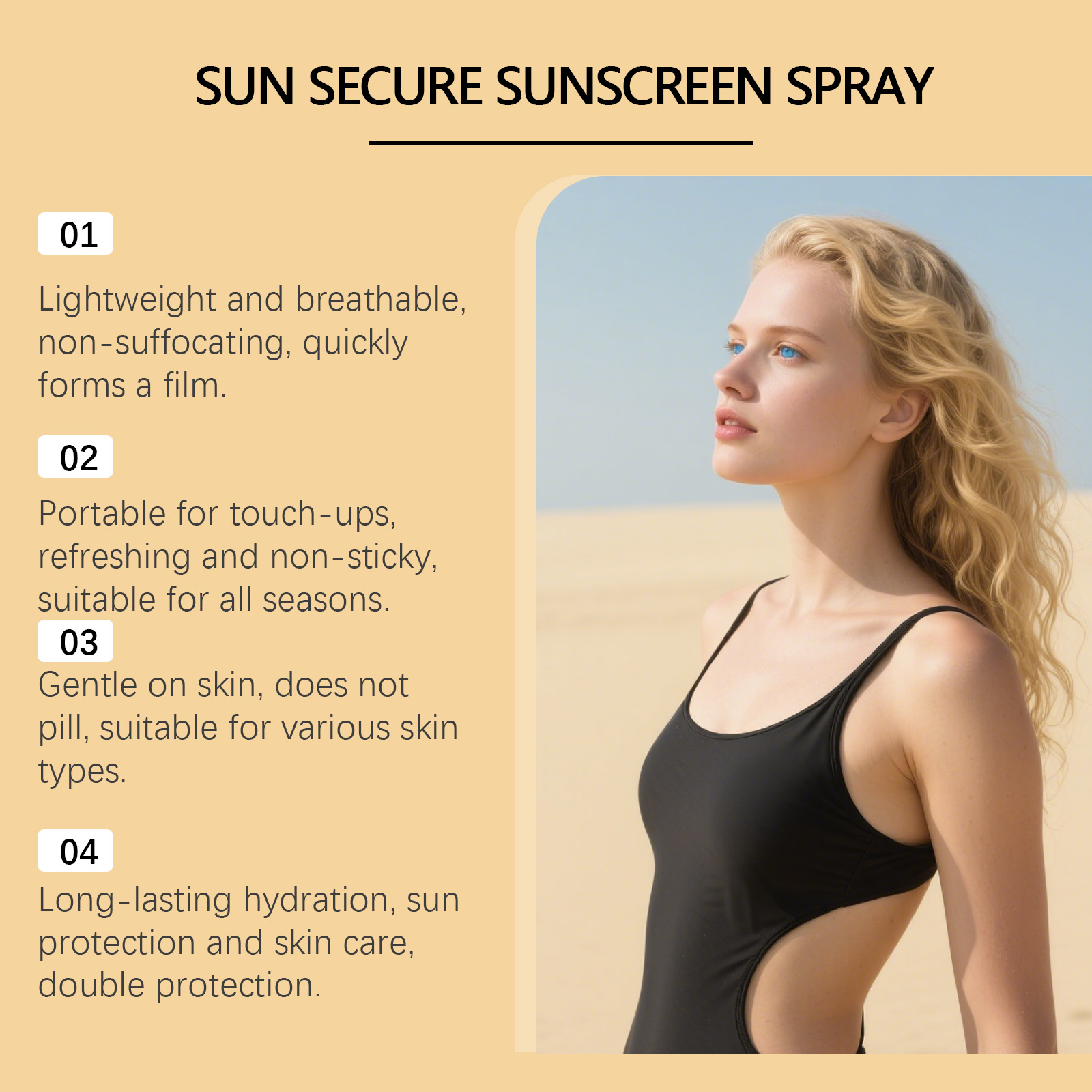 Hydrating  Invisible Sunscreen - Spf 50 Waterproof Sunscreen review and price