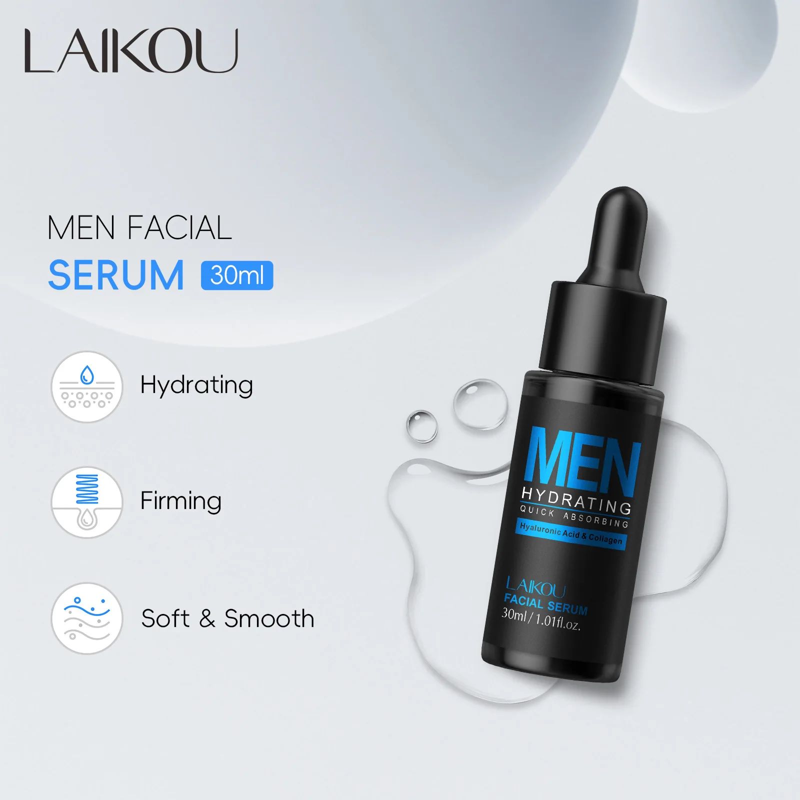 Mens 30ml Facial Serum Hydrati - Hyaluronic Acid Facial Serum review and price