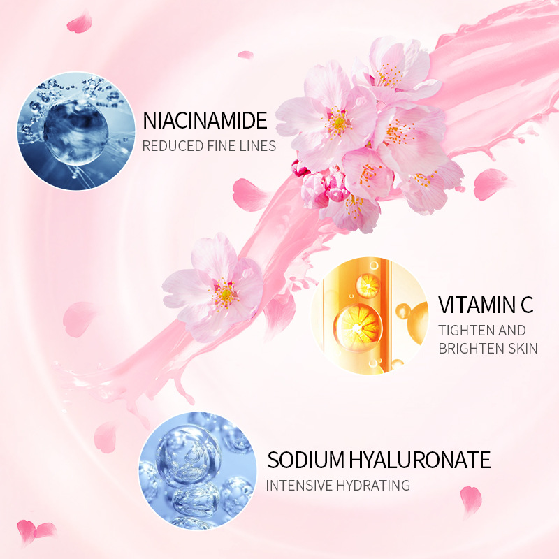 LAIKOU Sakura Serum And Collag - Niacinamide Pore Shrinking Essence review and price