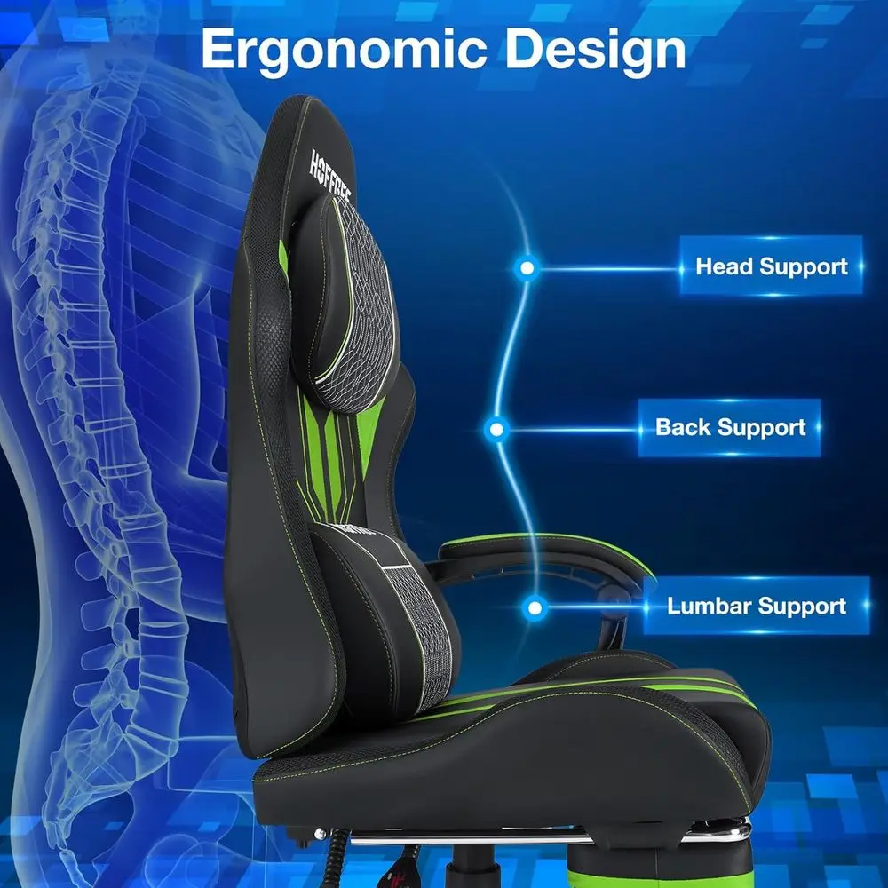 Ergonomic Massage Gaming Chair - Massage review and price