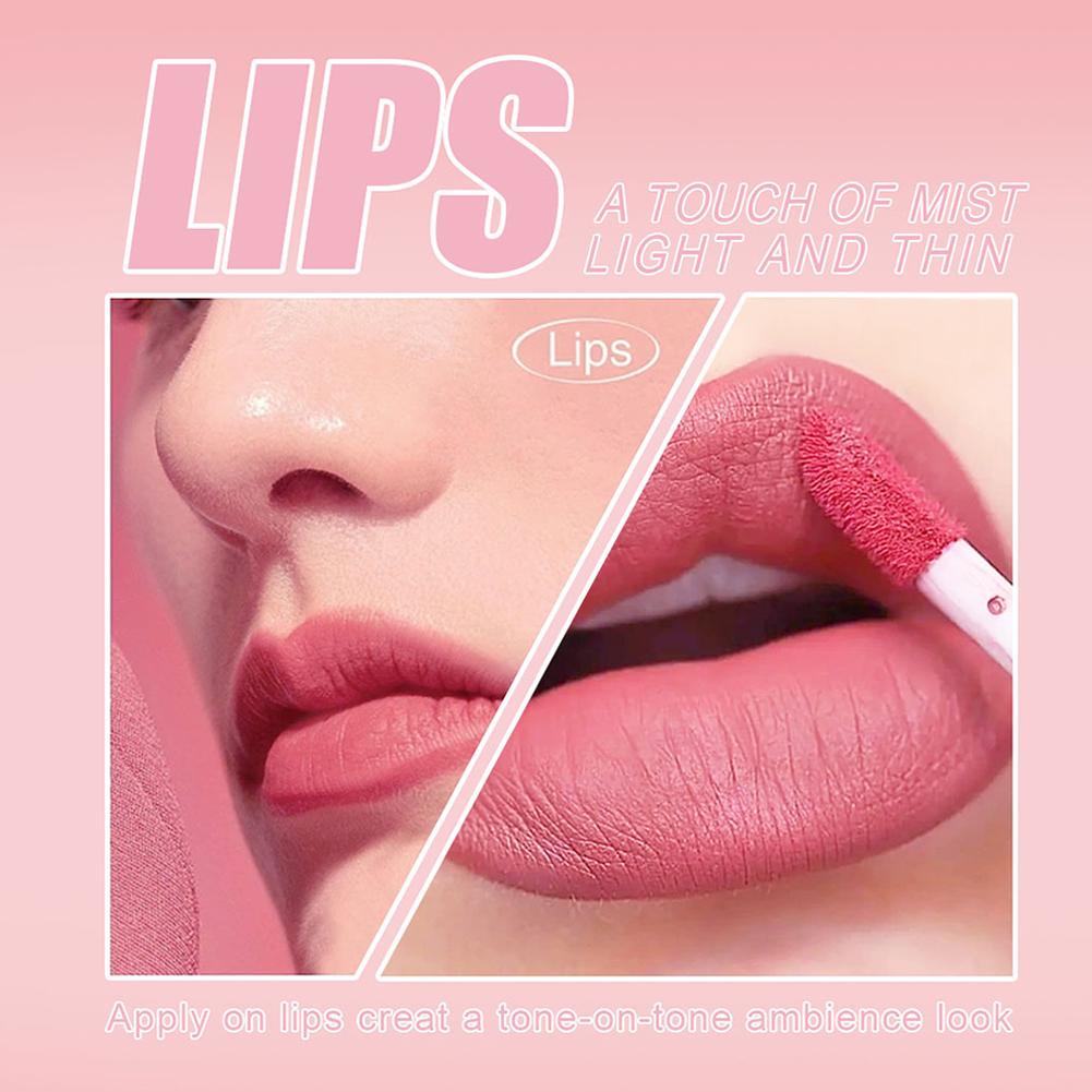 3pcs/set Nude Lip Gloss Matte  - Matte Velvet Lip Tint Long Lasting review and price