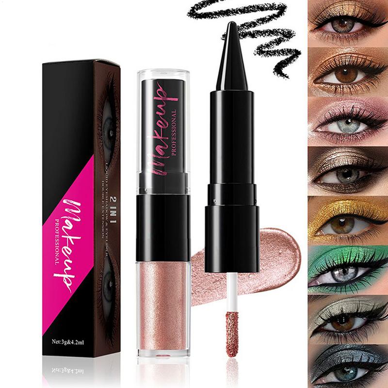 2 in1 Colorful Liquid Eyeshado - Waterproof Liquid Eyeliner Pen review and price