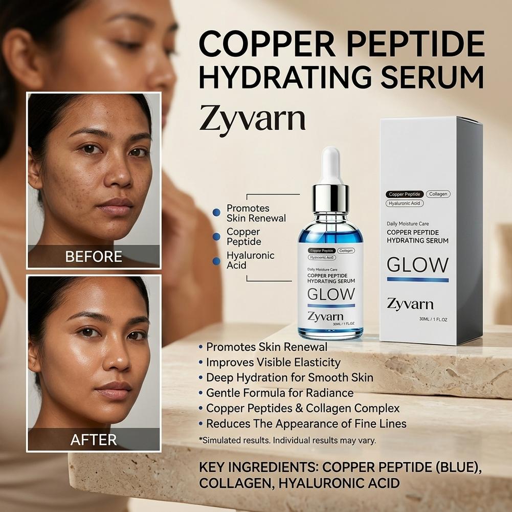 1/2/3/5pcs Copper Peptide Seru - Hyaluronic Acid Facial Serum review and price