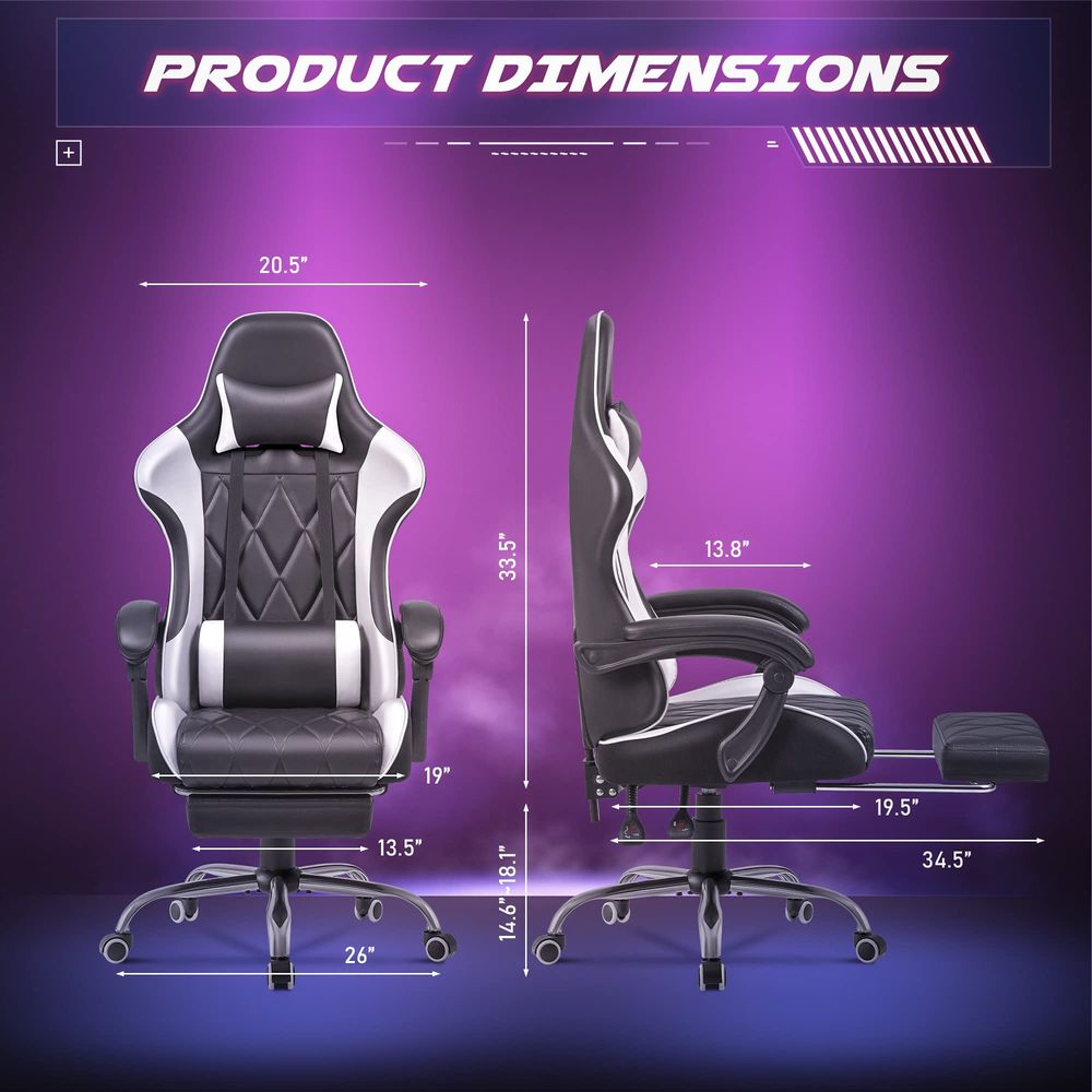 Gaming Chair, Computer Chair w - Massage review and price