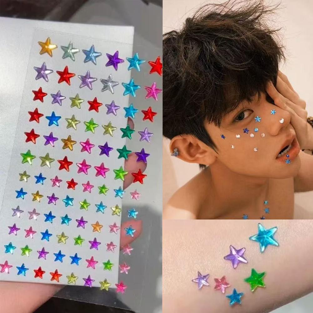 Self-Adhesive Face Rhinestones - Nail Art review and price