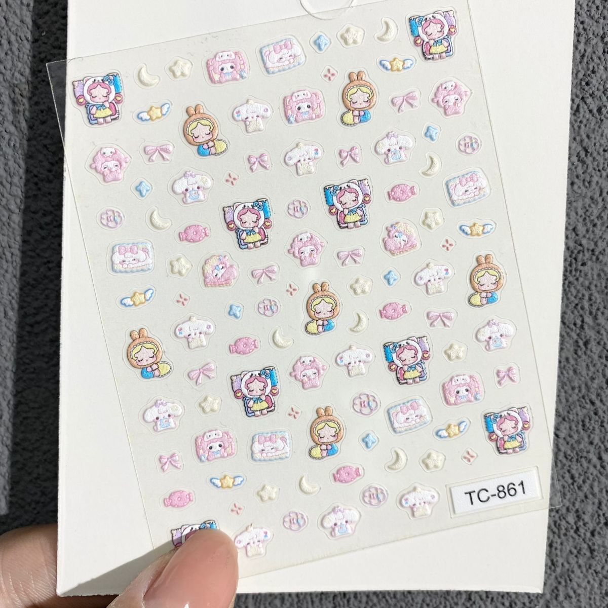 Cute Piano Lamb Relief Nail Ar - Nail Art review and price