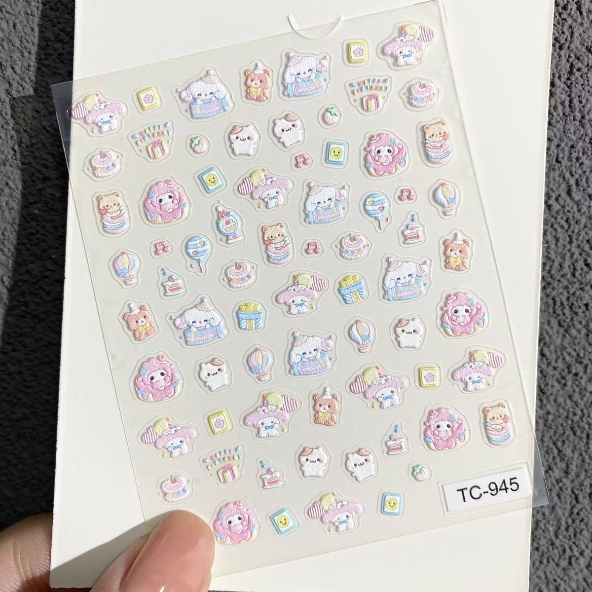Cute Piano Lamb Relief Nail Ar - Nail Art review and price