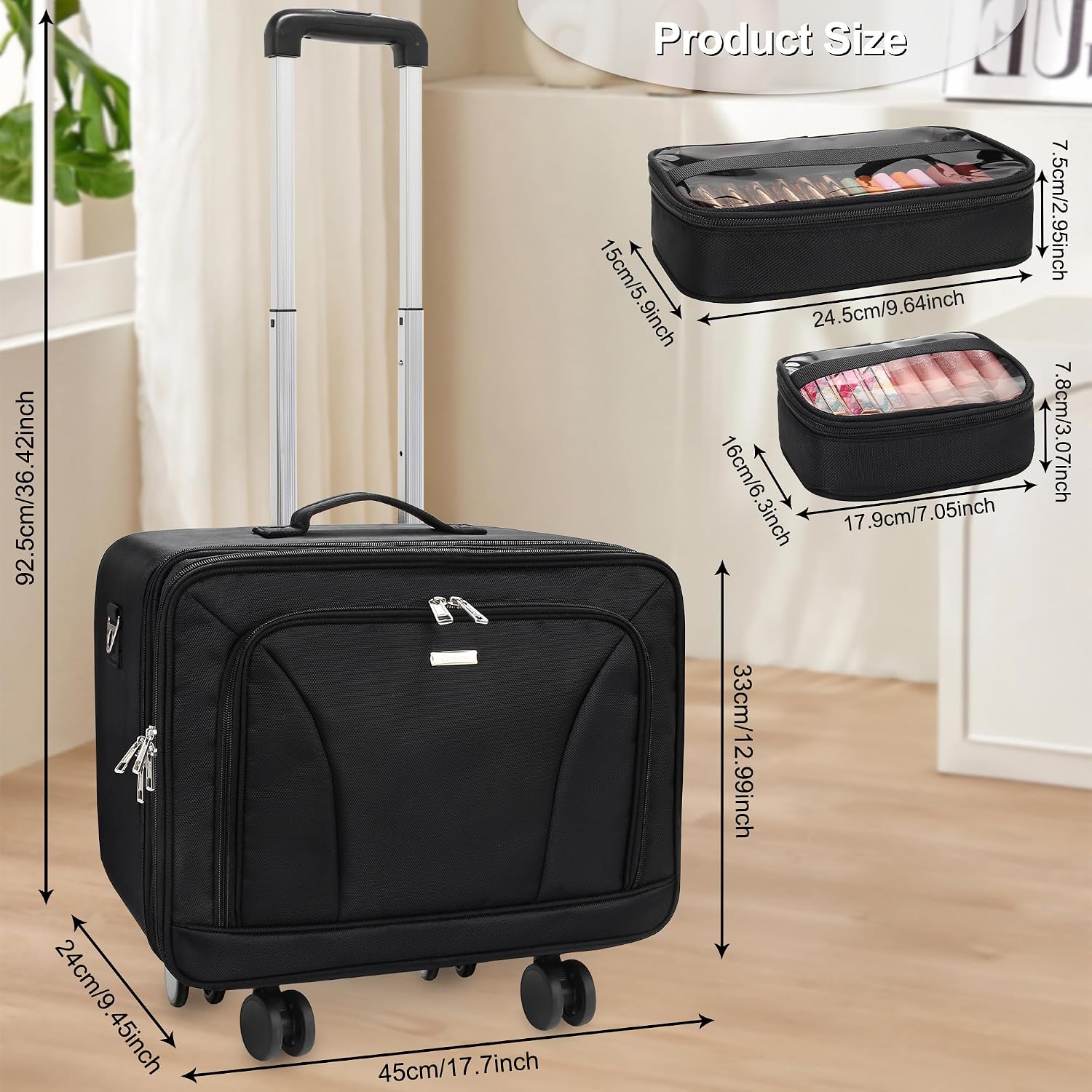 Extra Large Rolling Makeup Tra - Makeup review and price
