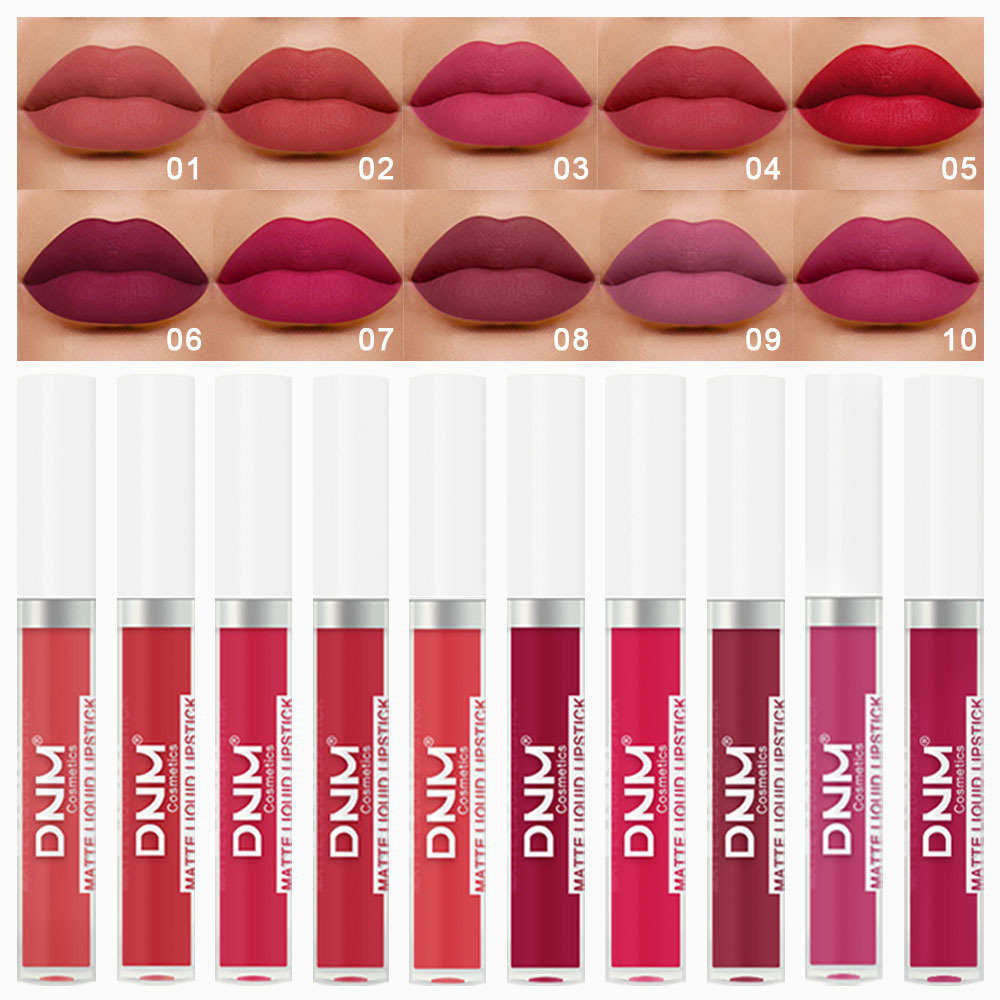 DNM 18 Colors Matte Velvet Lip - Matte Velvet Lip Tint Long Lasting review and price