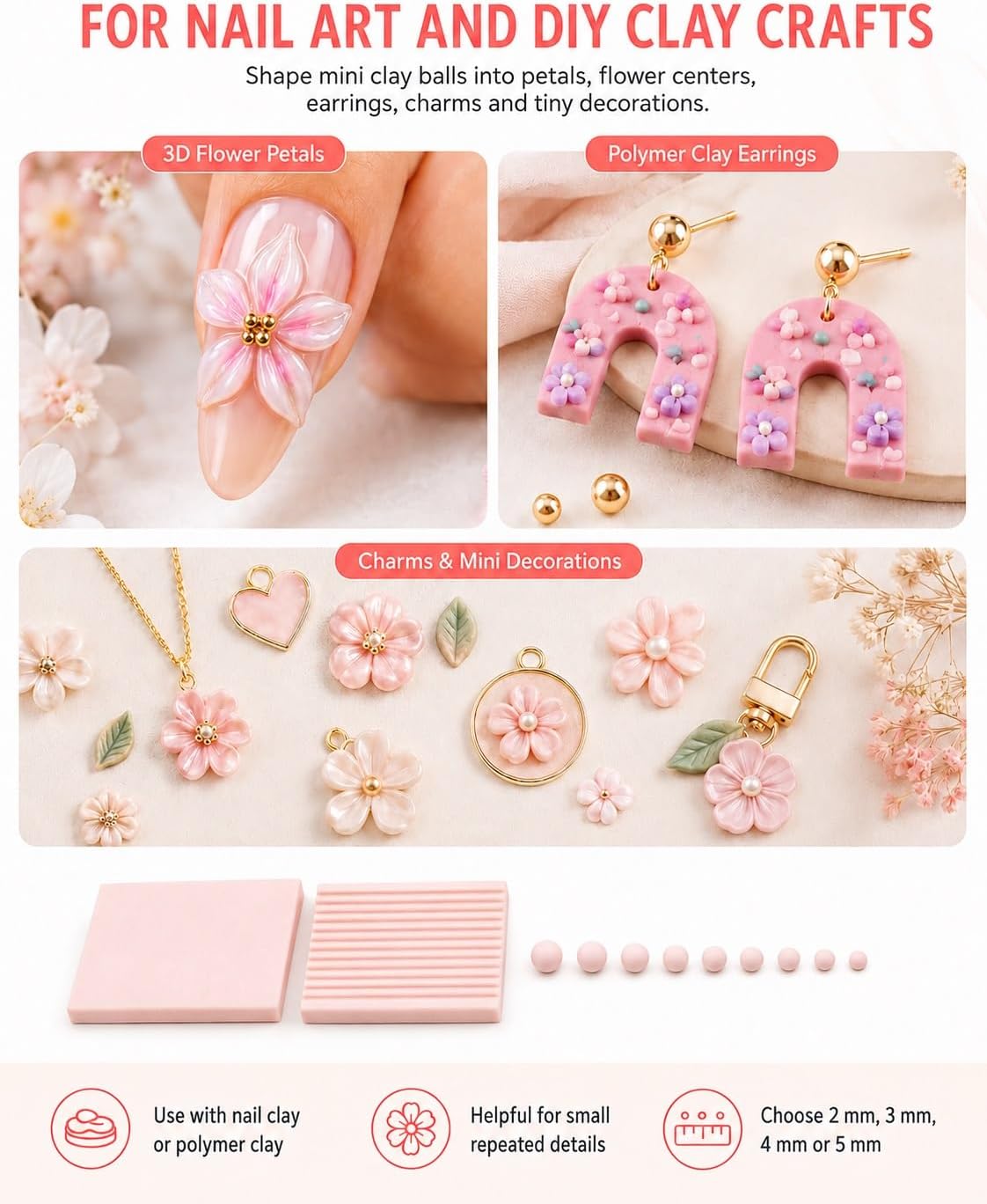 4PCS 3D Print Clay Gel Ball Ma - Nail Art review and price