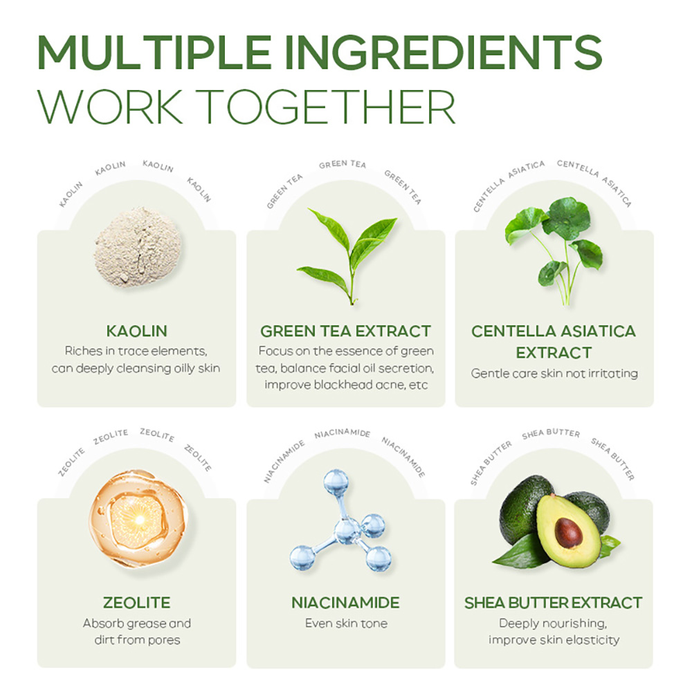 QUIYUM Matcha Green Tea Mud Ma - Green Tea Cleansing Clay Mask review and price