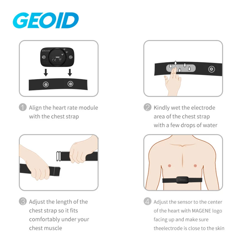 GEOID HS500 Heart Rate Strap S - Health Monitors review and price