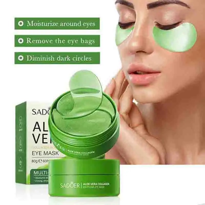 60pcs Aloe Vera Collagen Eye M - Collagen Under Eye Patches review and price