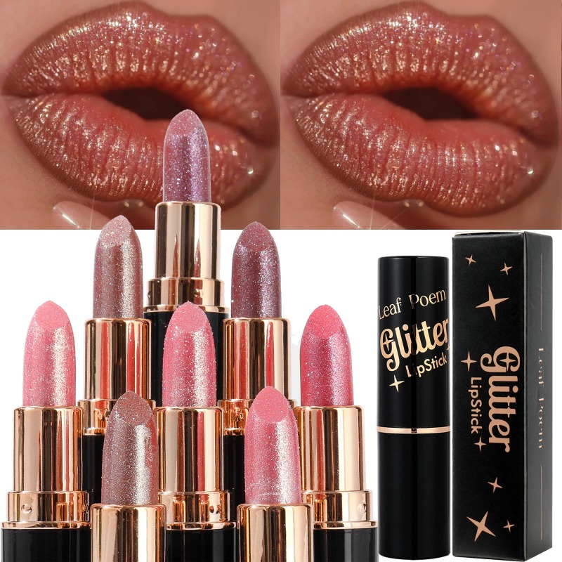Metallic Glitter Lipstick Diam - Matte Velvet Lip Tint Long Lasting review and price