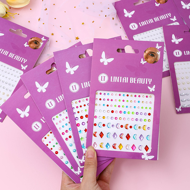 Hot Selling Face Gems Stickers - Nail Art review and price