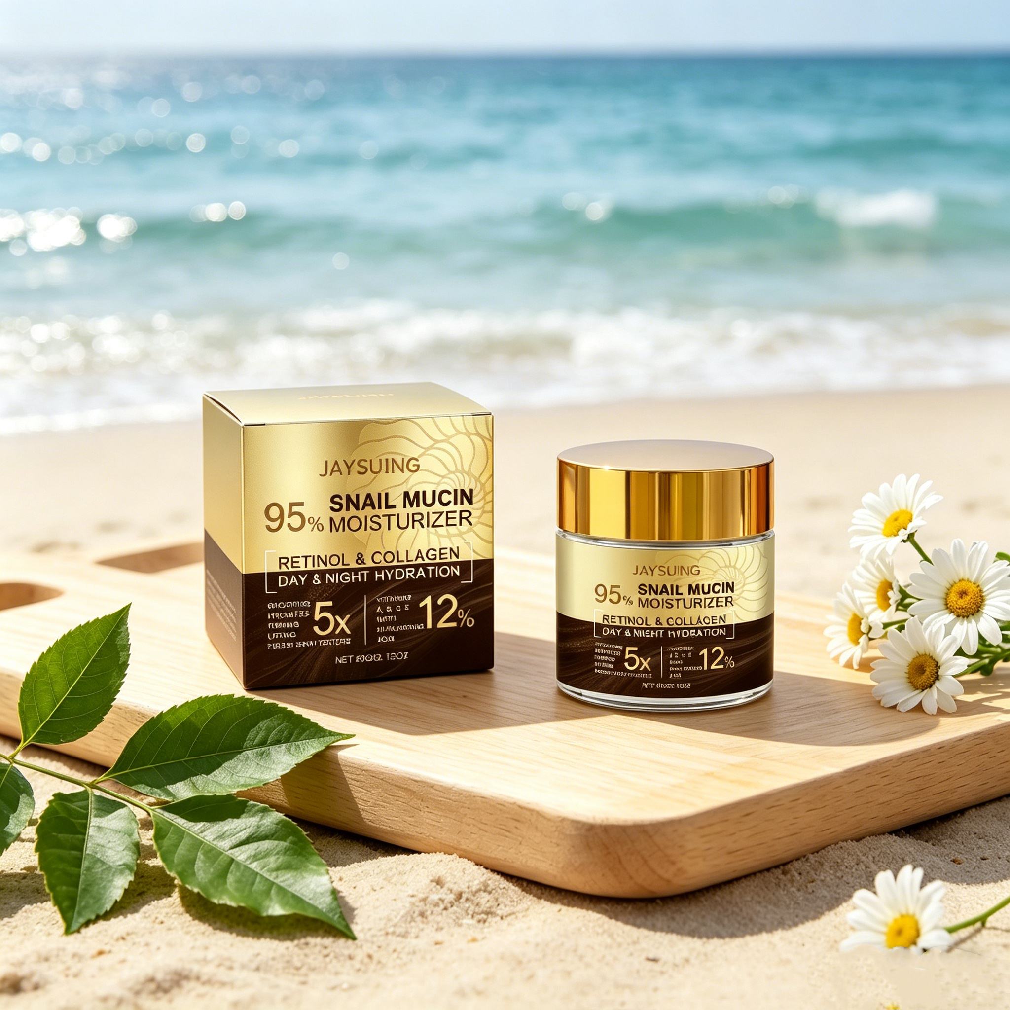 95% Snail Mucin Moisturizer Co - Retinol Anti Wrinkle Cream review and price