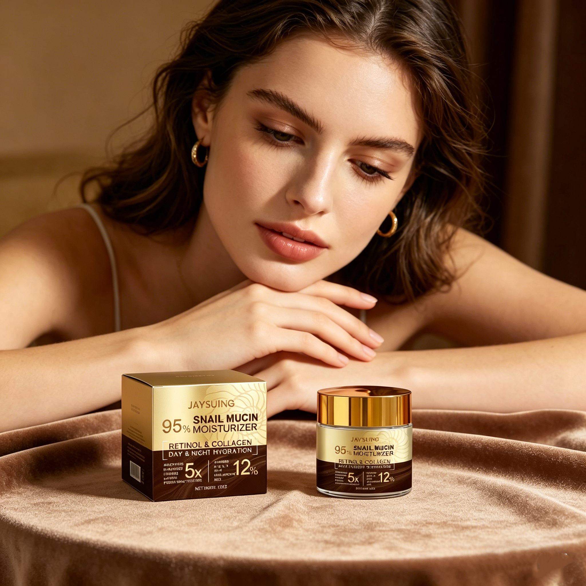 95% Snail Mucin Moisturizer Co - Retinol Anti Wrinkle Cream review and price