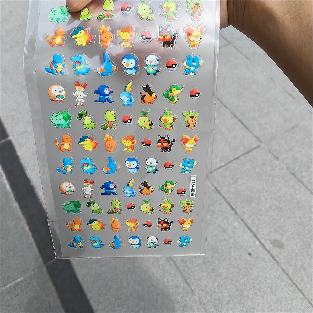 Pokémon Nail Stickers Charmand - Nail Art review and price