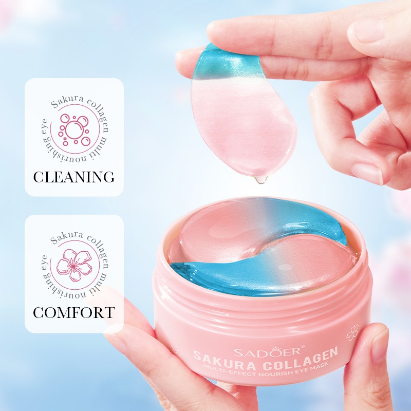 60Pcs Sakura Collagen Multi-Ef - Collagen Under Eye Patches review and price