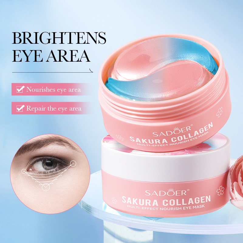 60Pcs Sakura Collagen Multi-Ef - Collagen Under Eye Patches review and price