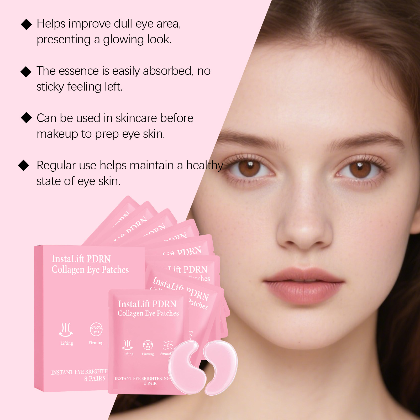 Instalift PDRN Collagen Eye Pa - Collagen Under Eye Patches review and price