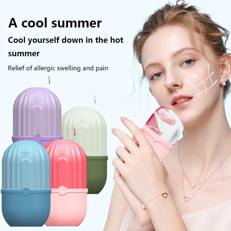 Silicone Ice Cube Face Roller  - Face Ice Roller Puffiness review and price