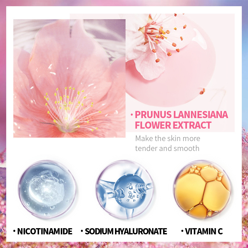 LAIKOU 8Pcs Sakura Facial Skin - Hyaluronic Acid Facial Serum review and price