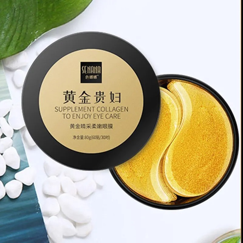 60pcs Golden Moisturizing Eye  - Collagen Under Eye Patches review and price