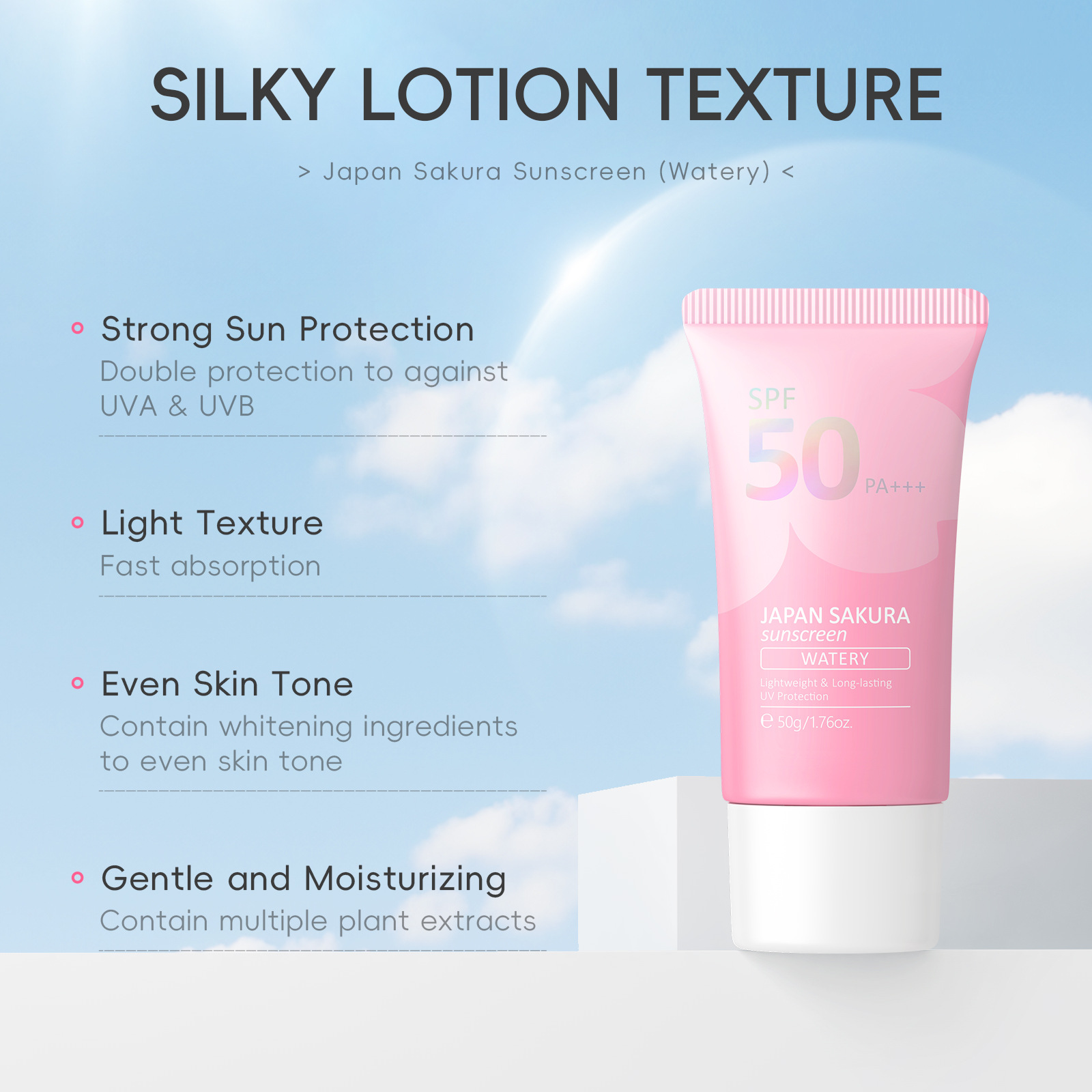 LAIKOU Sakura SPF50 PA+++ Faci - Spf 50 Waterproof Sunscreen review and price