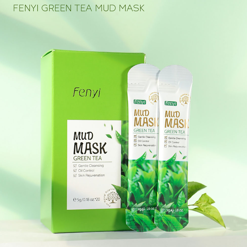Fenyi Green Tea Clay Mask 5gx2 - Green Tea Cleansing Clay Mask review and price