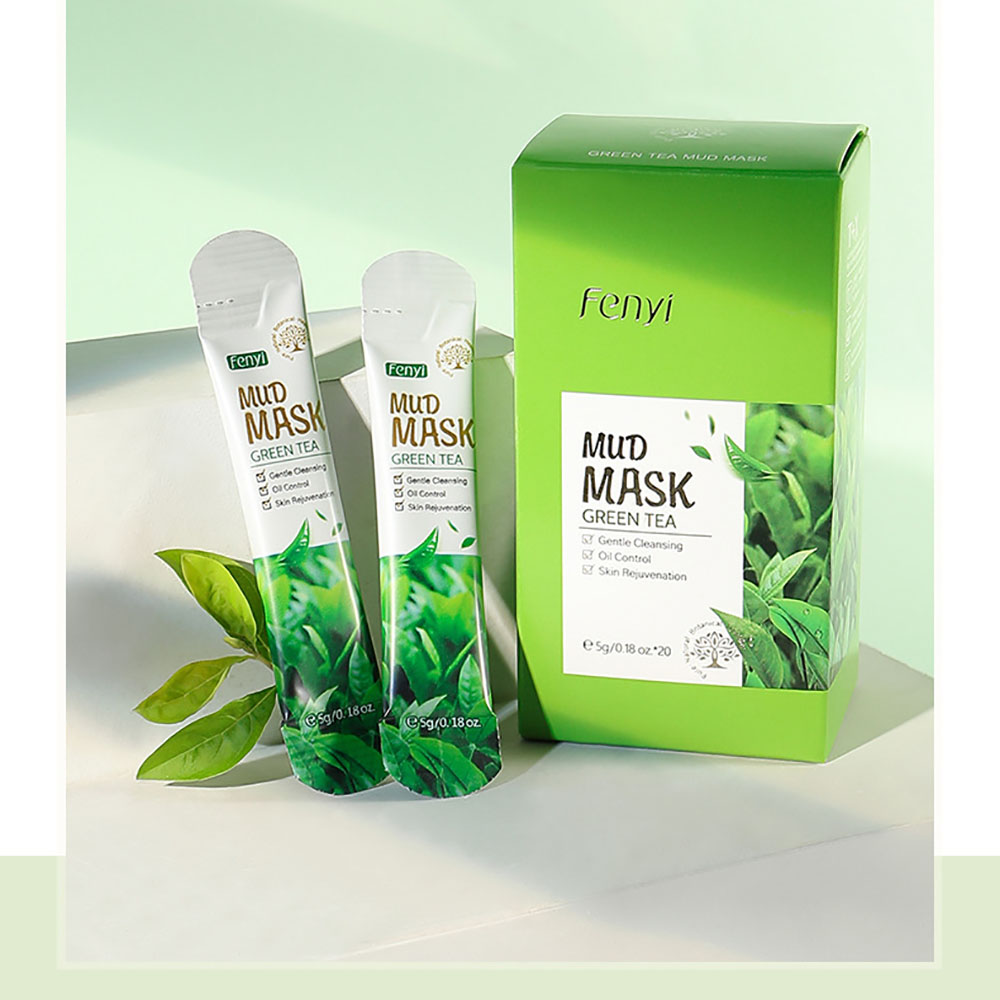Fenyi Green Tea Clay Mask 5gx2 - Green Tea Cleansing Clay Mask review and price